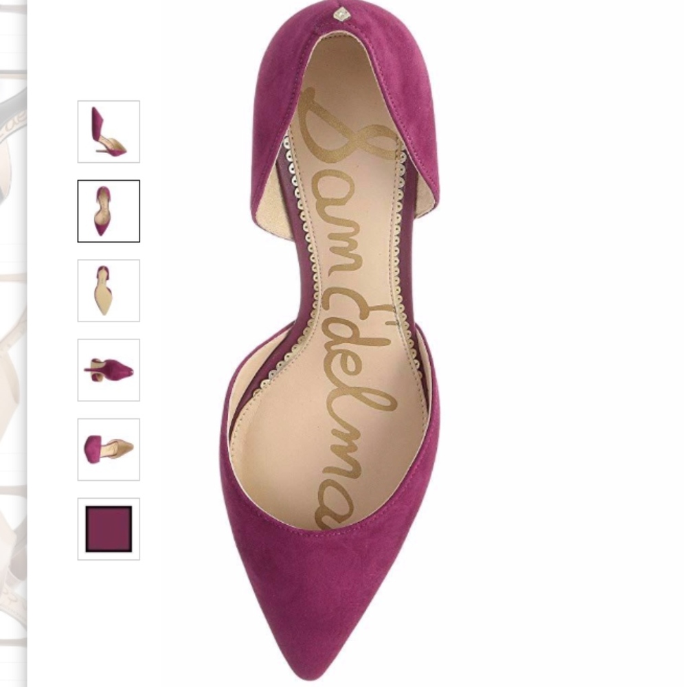 Sam Edelman Telsa D'Orsay Pump Sz 7.5